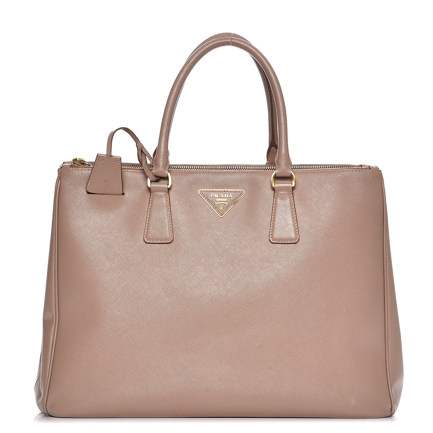 Saffiano Large Galleria Double Zip Tote Cammeo