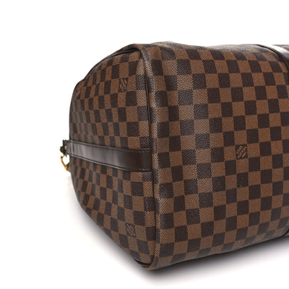 Louis Vuitton Damier Ebene Keepall Bandouliere 55 7 of 9