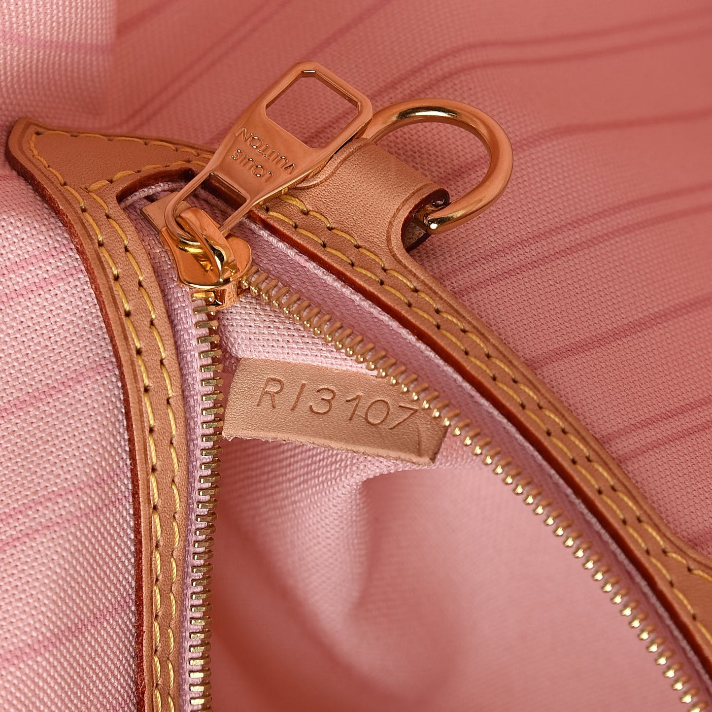 Damier Azur Delightful MM Rose Ballerine