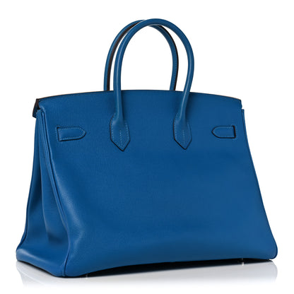 Hermes Epsom Birkin 35 Mykonos 3 of 39