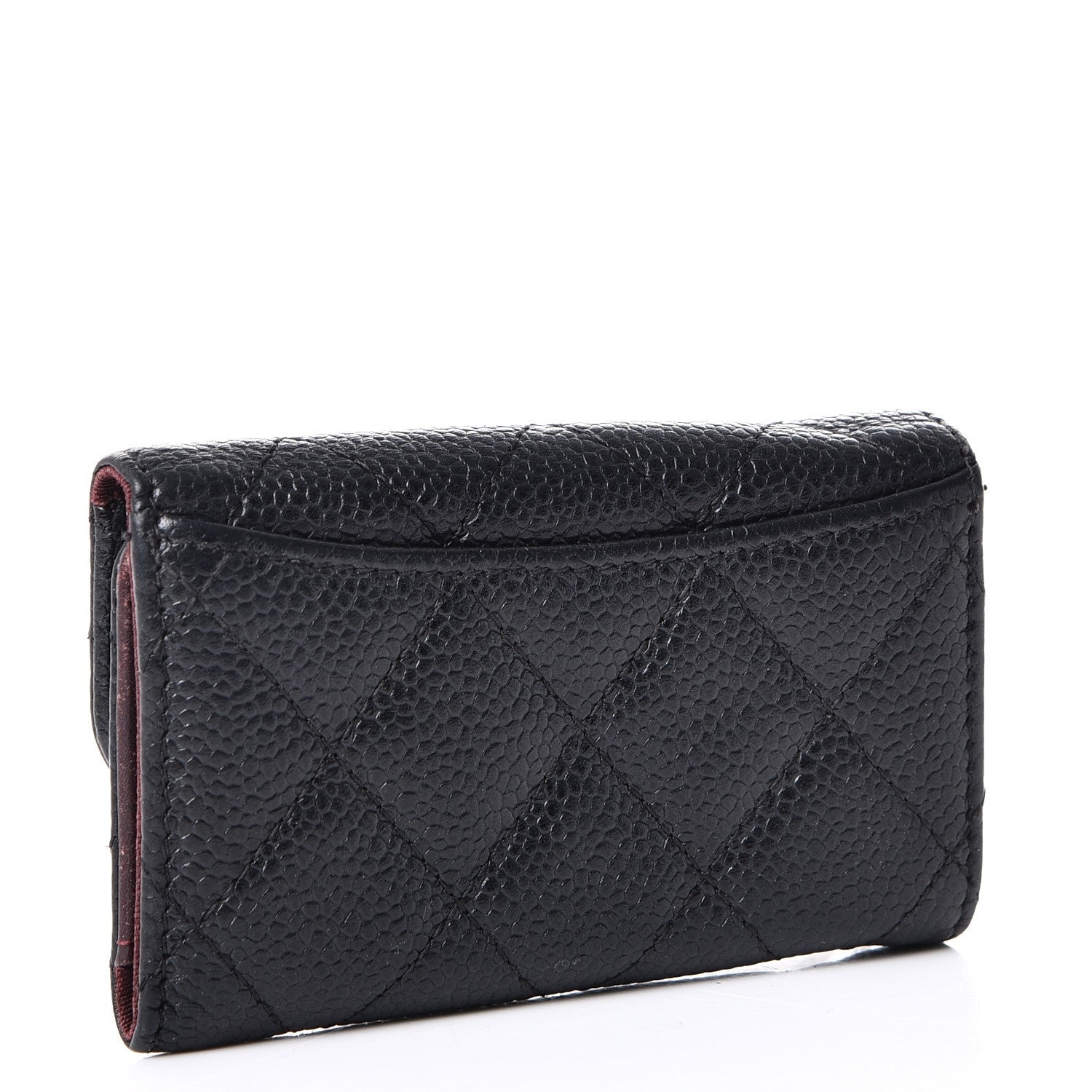 Chanel Caviar Quilted 6 Key Holder Black 3 of 11