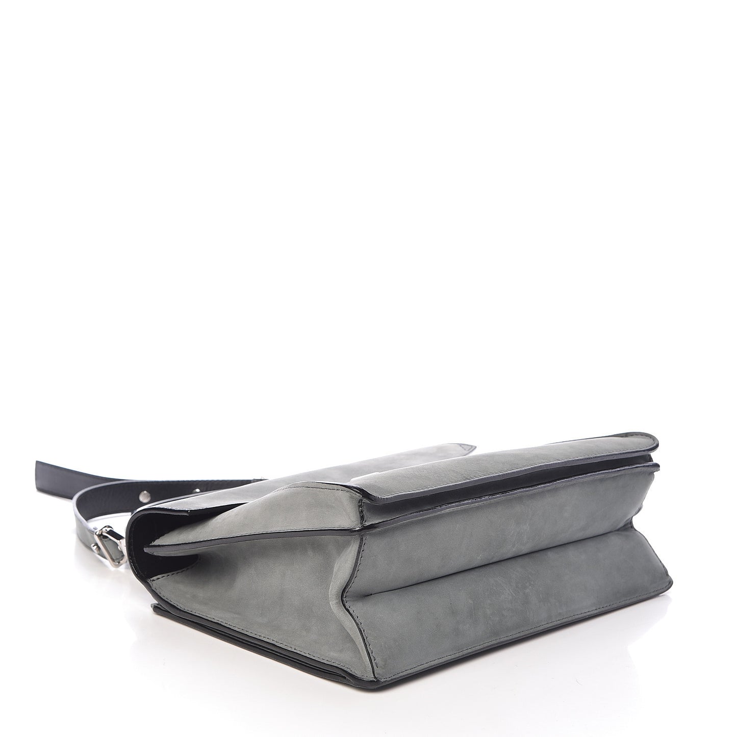 Suede Medium Hava Top Handle Bag Heather Grey