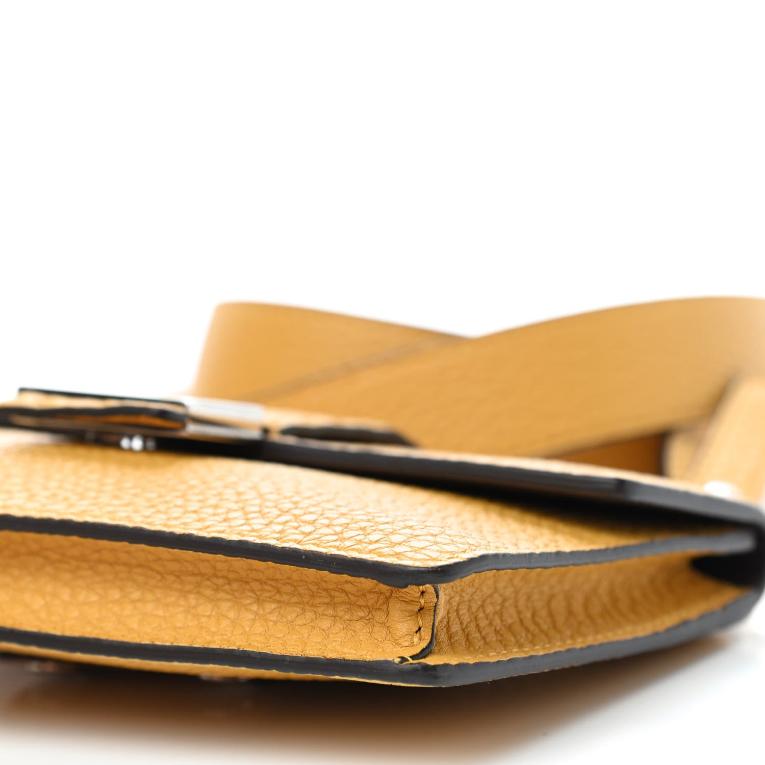 Fendi Cuoio Romano Selleria Baguette Belt Pouch Giallo Fendi 7 of 10
