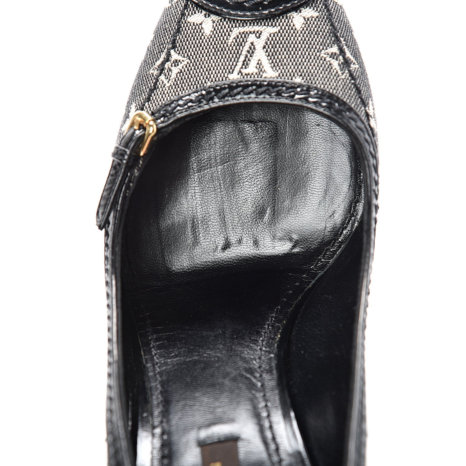 Louis Vuitton Mini Monogram Luxembourg Pumps 38.5 Gris 13 of 15