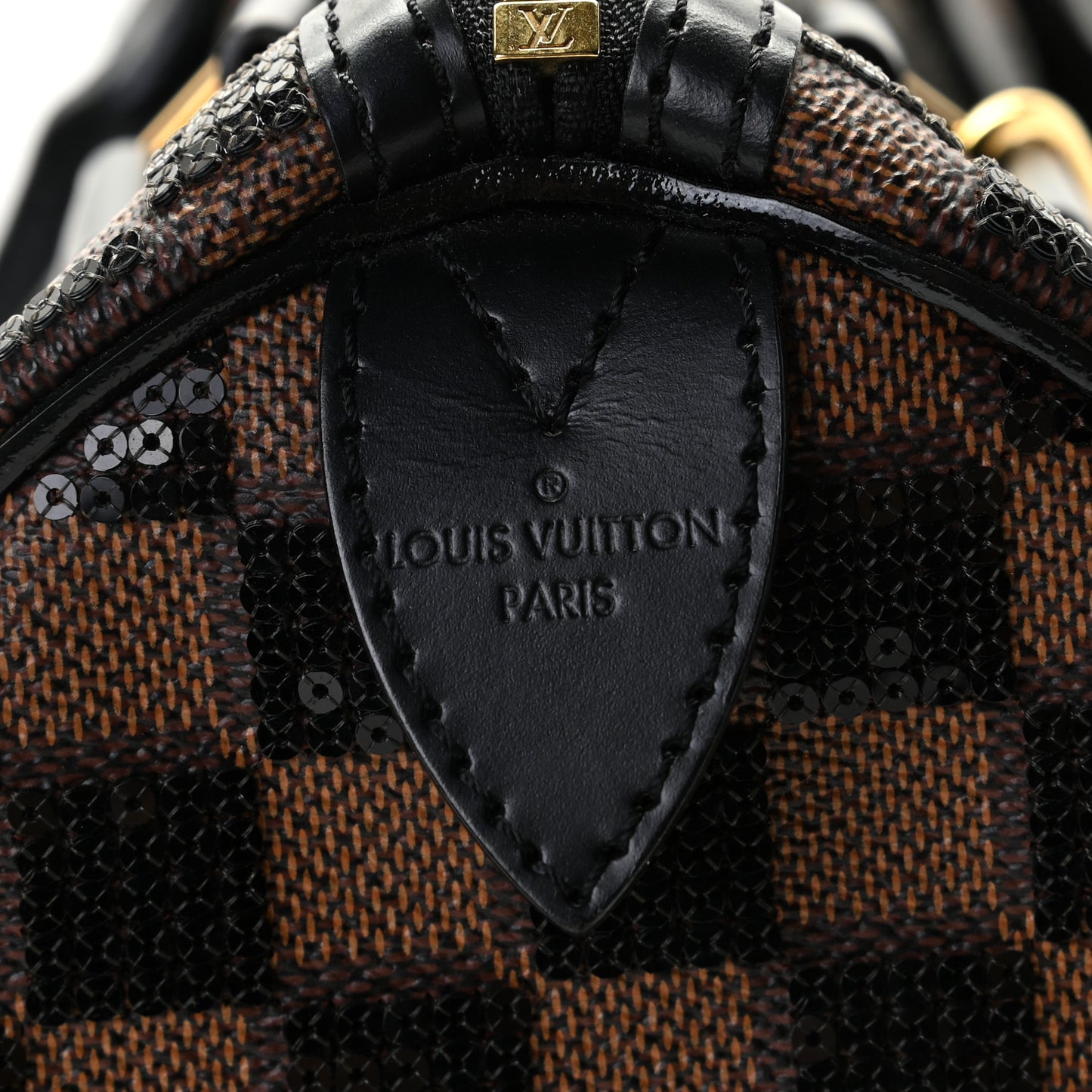 Damier Paillettes Speedy 30 Black