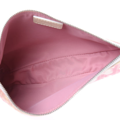 Christian Dior Monogram Mini Saddle Pochette Pink 5 of 15