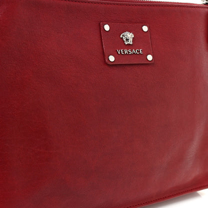 Versace Calfskin Studded Crossbody Red 16 of 17
