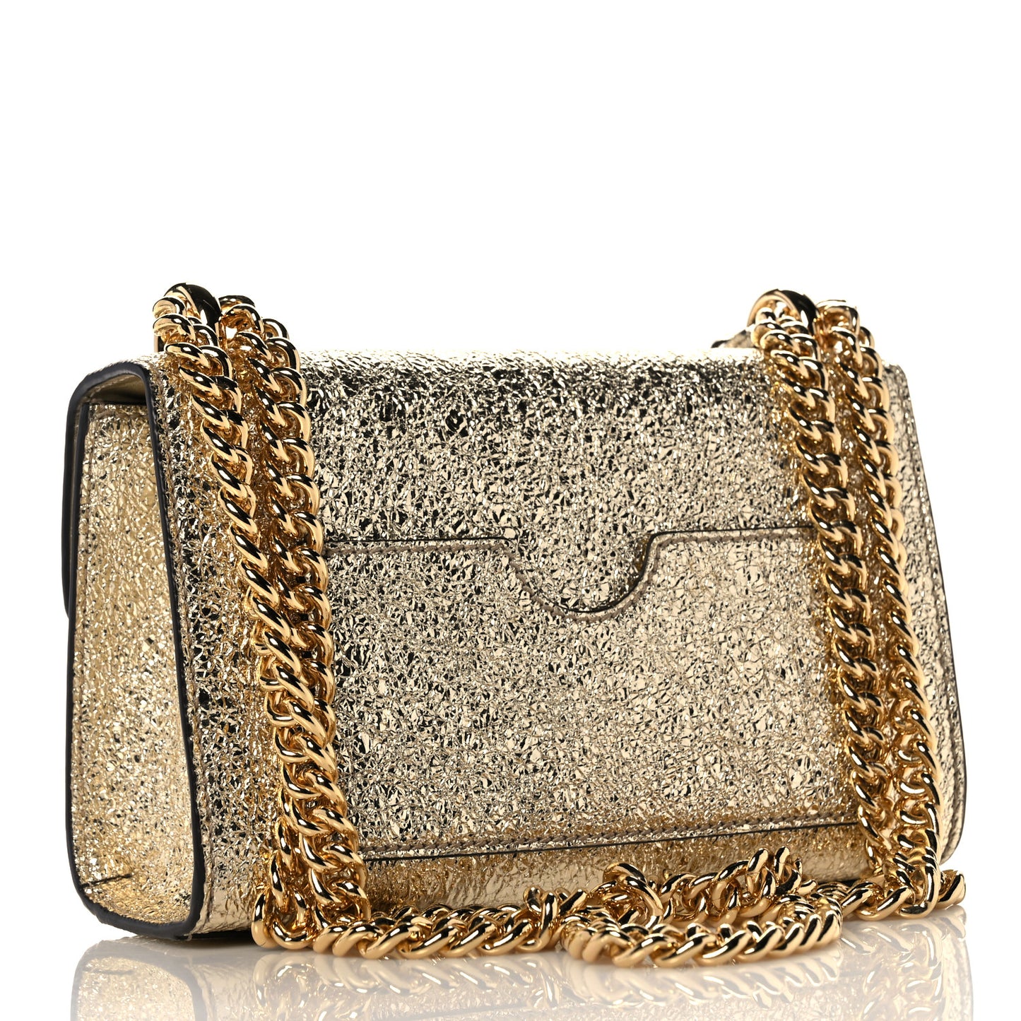Galassia Small Padlock Shoulder Bag Platino