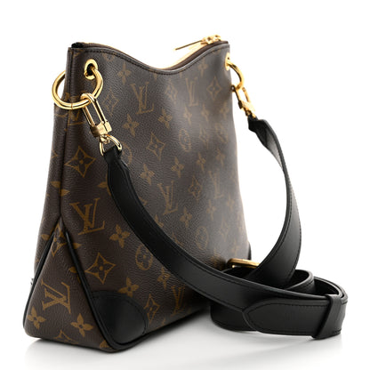 Louis Vuitton Monogram Odeon PM Black 3 of 9