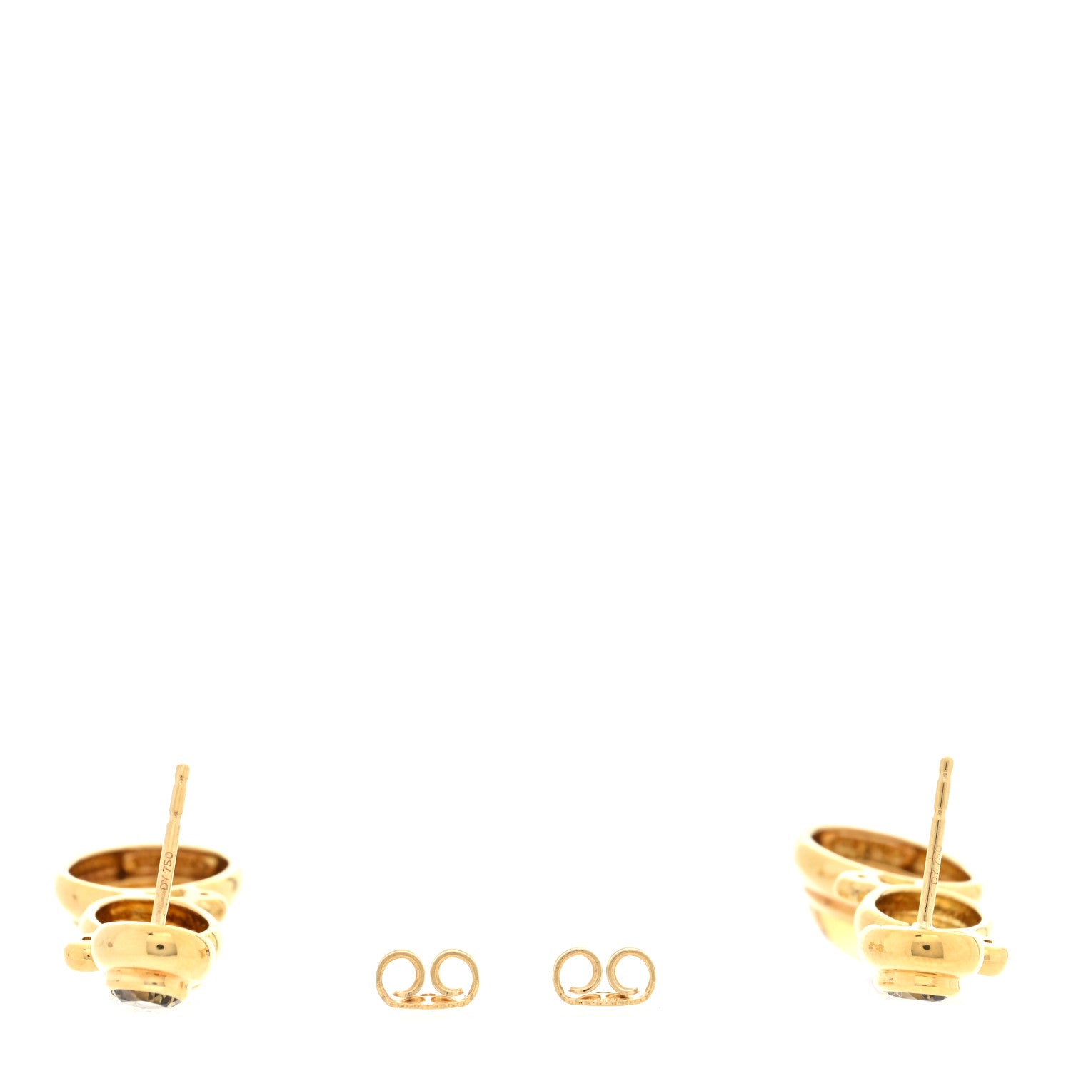 David Yurman 18K Yellow Gold Diamond Citrine Smoky Quartz Prasiolite Mosaic Drop Earrings 3 of 4