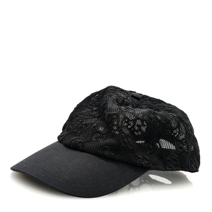 Gucci GG Mesh Baseball L Hat Black 1 of 8