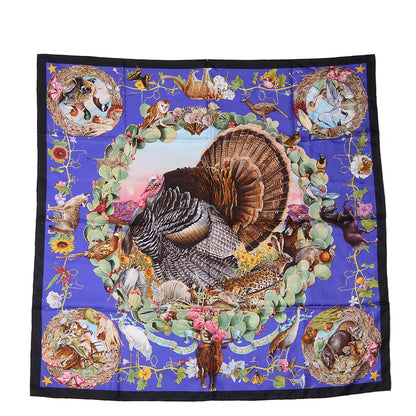 Hermes Silk Faune Et Flore Du Texas Scarf 90 2 of 6