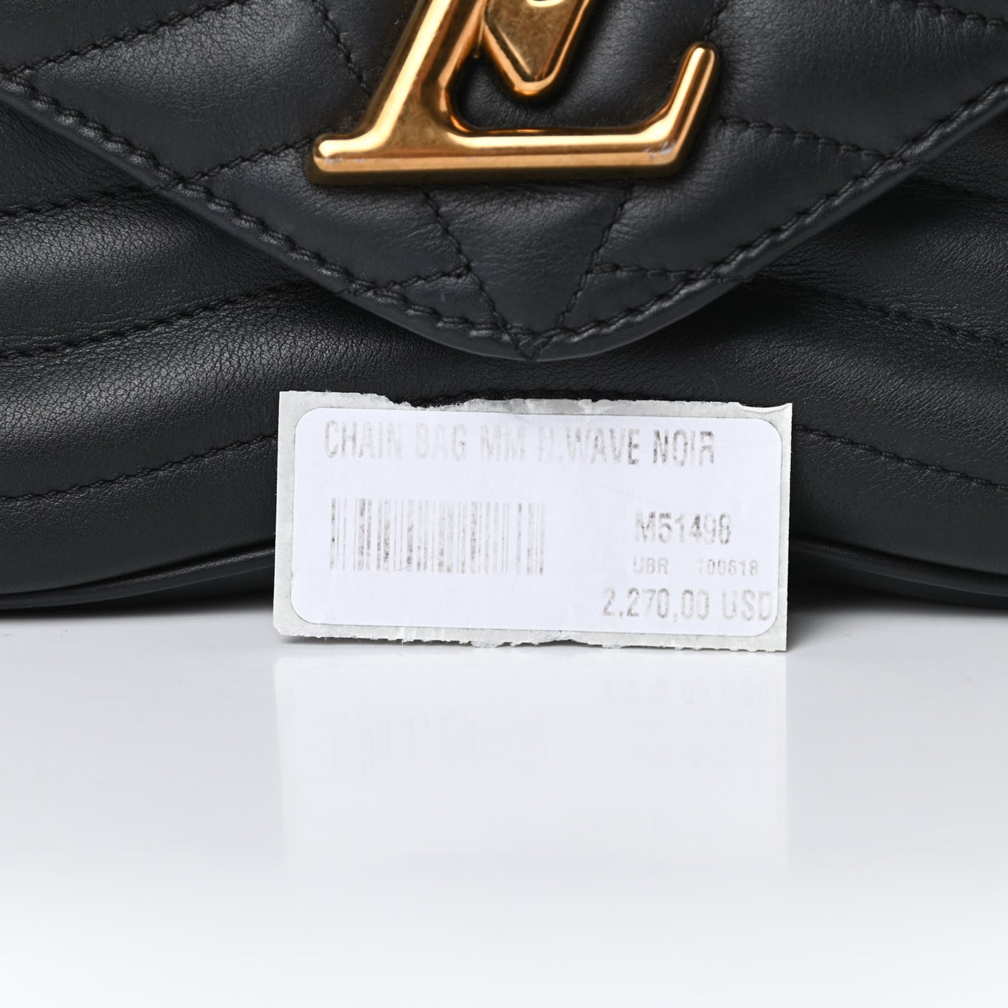 Calfskin New Wave Chain MM Black