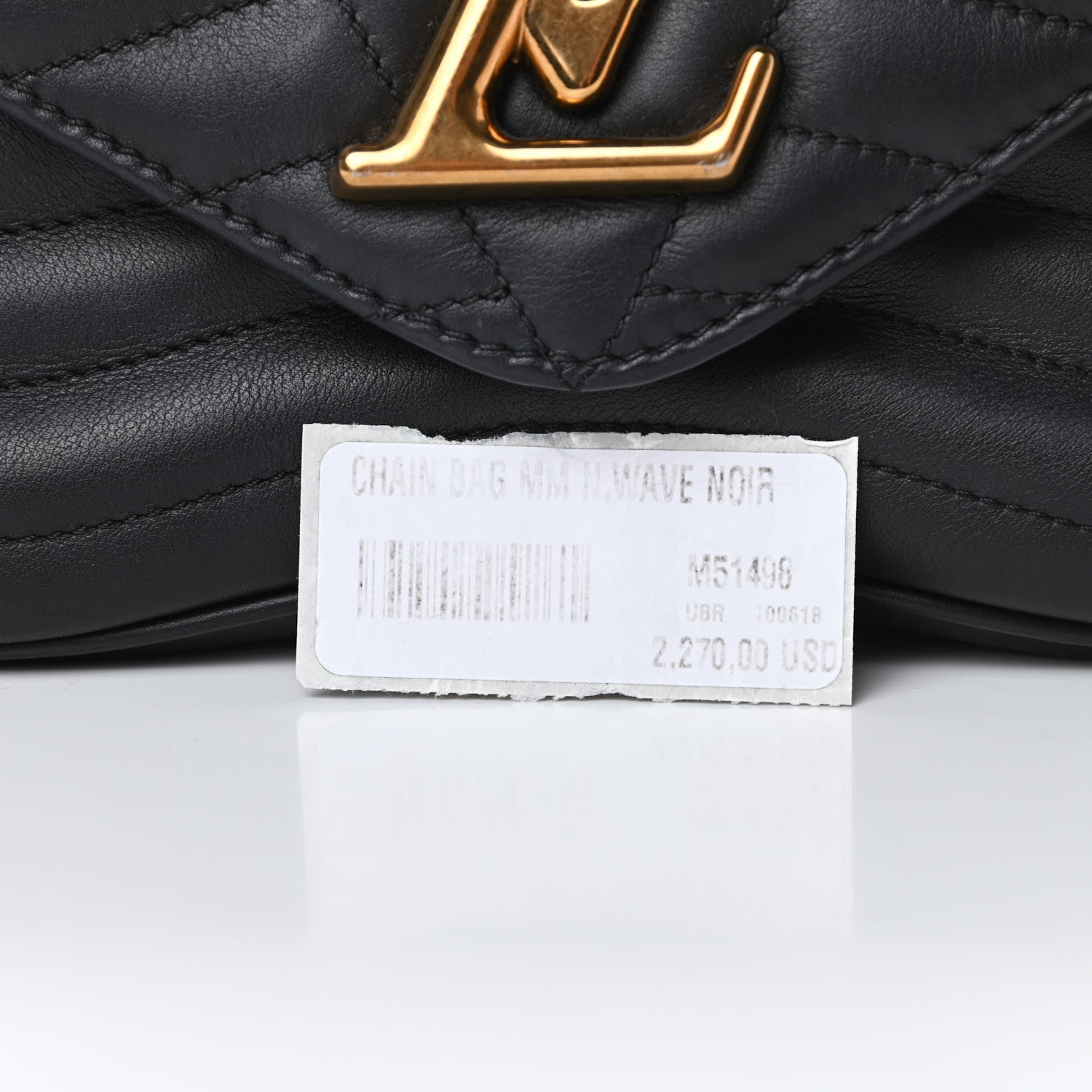 Louis Vuitton Calfskin New Wave Chain MM Black 12 of 12