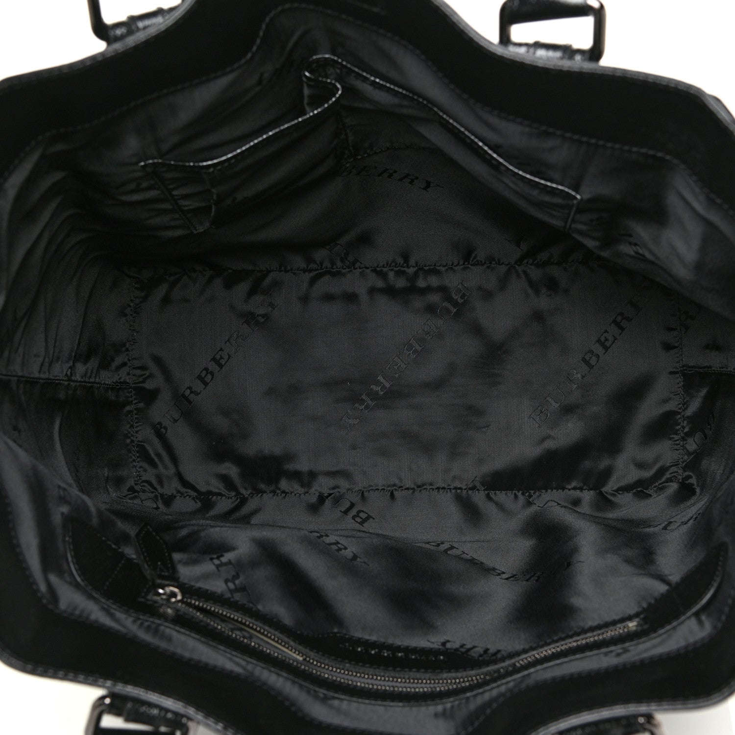 Burberry Patent Large Somerford Tote Black 5 of 20