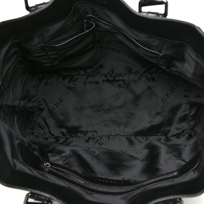 Burberry Patent Large Somerford Tote Black 5 of 20