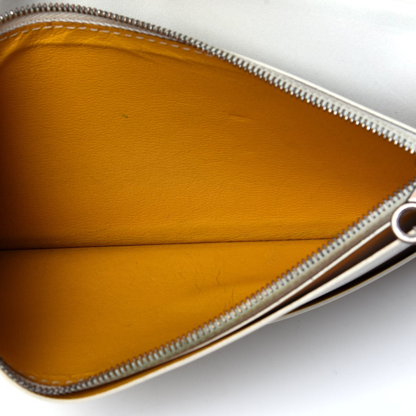 Goyardine Richelieu Wallet White