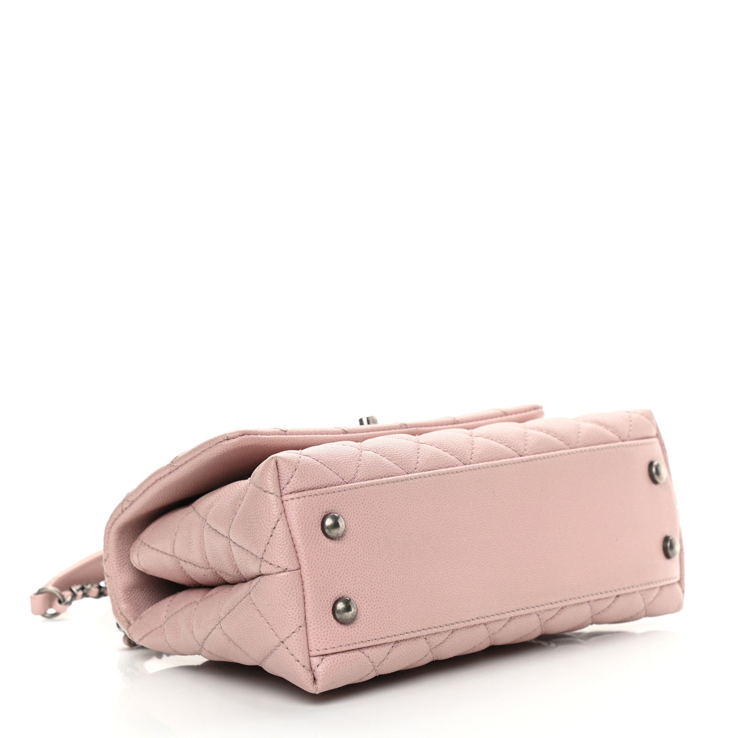 Chanel Caviar Quilted Mini Coco Handle Flap Light Pink 3 of 11