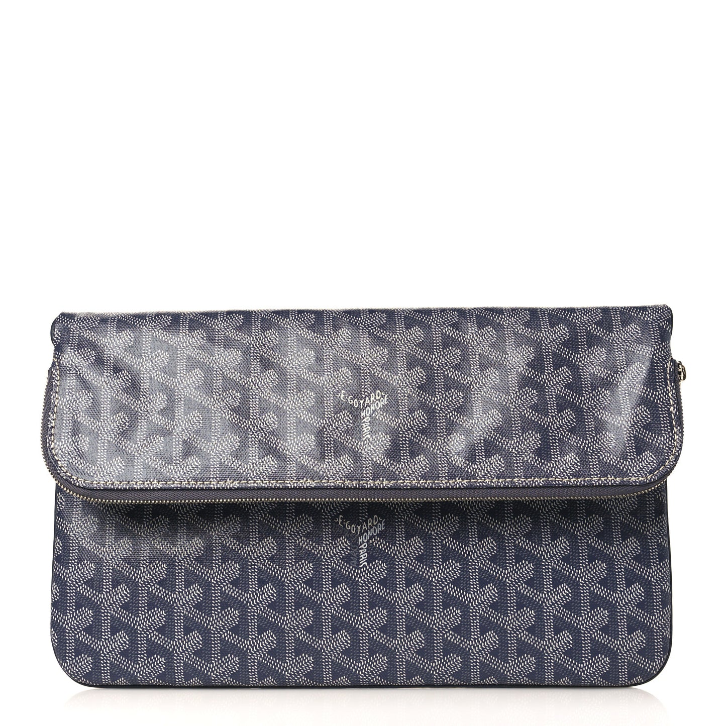 Goyardine Sainte Marie Soft Clutch Grey