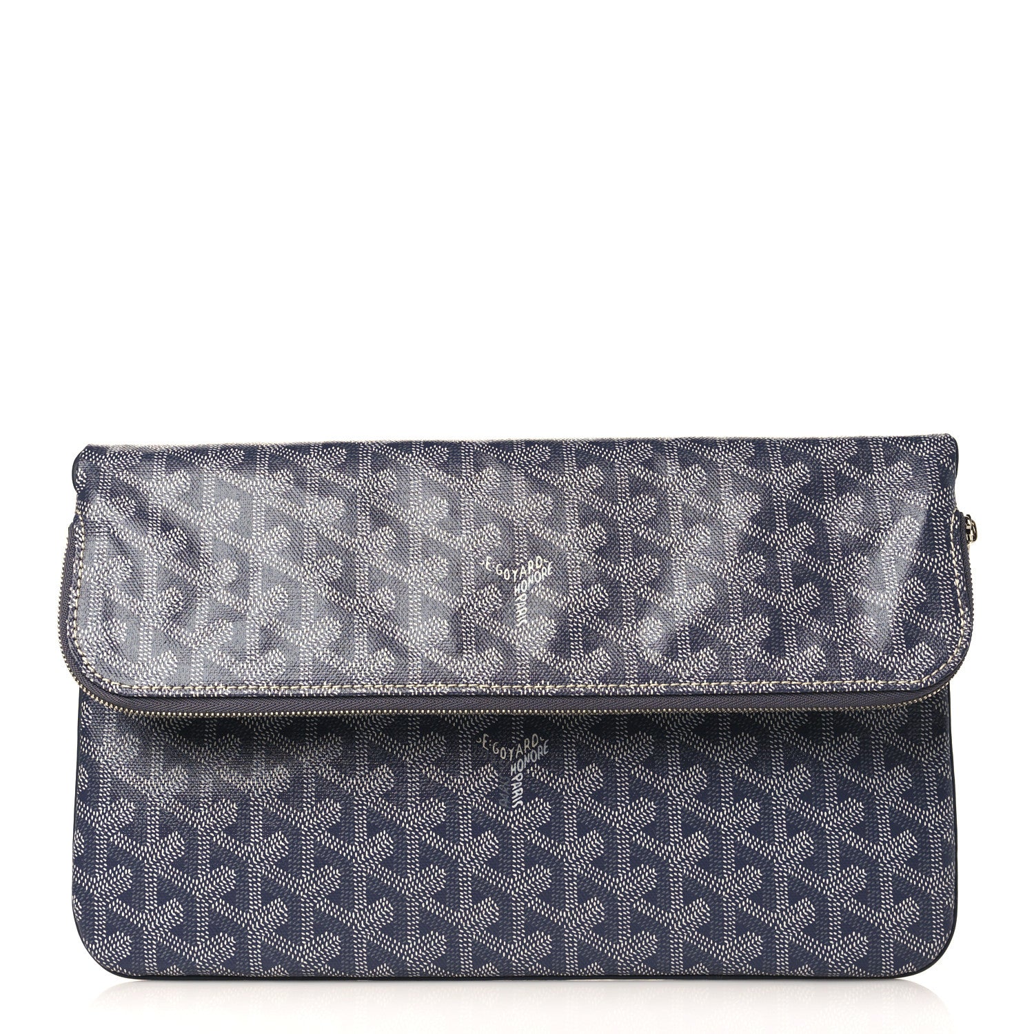 Goyard Goyardine Sainte Marie Soft Clutch Grey 1 of 10