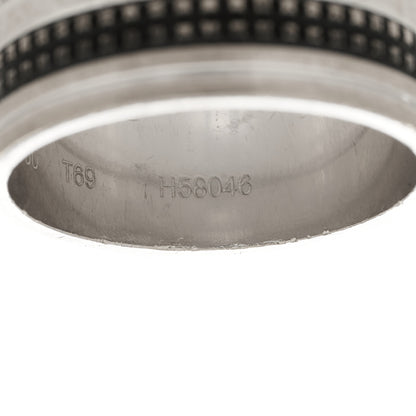 Boucheron 18K White Gold PVD Large Quatre Classique Ring 69 12.5 6 of 7