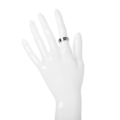 Cartier 18K White Gold 5.5mm LOVE Ring 49 4.75 2 of 5