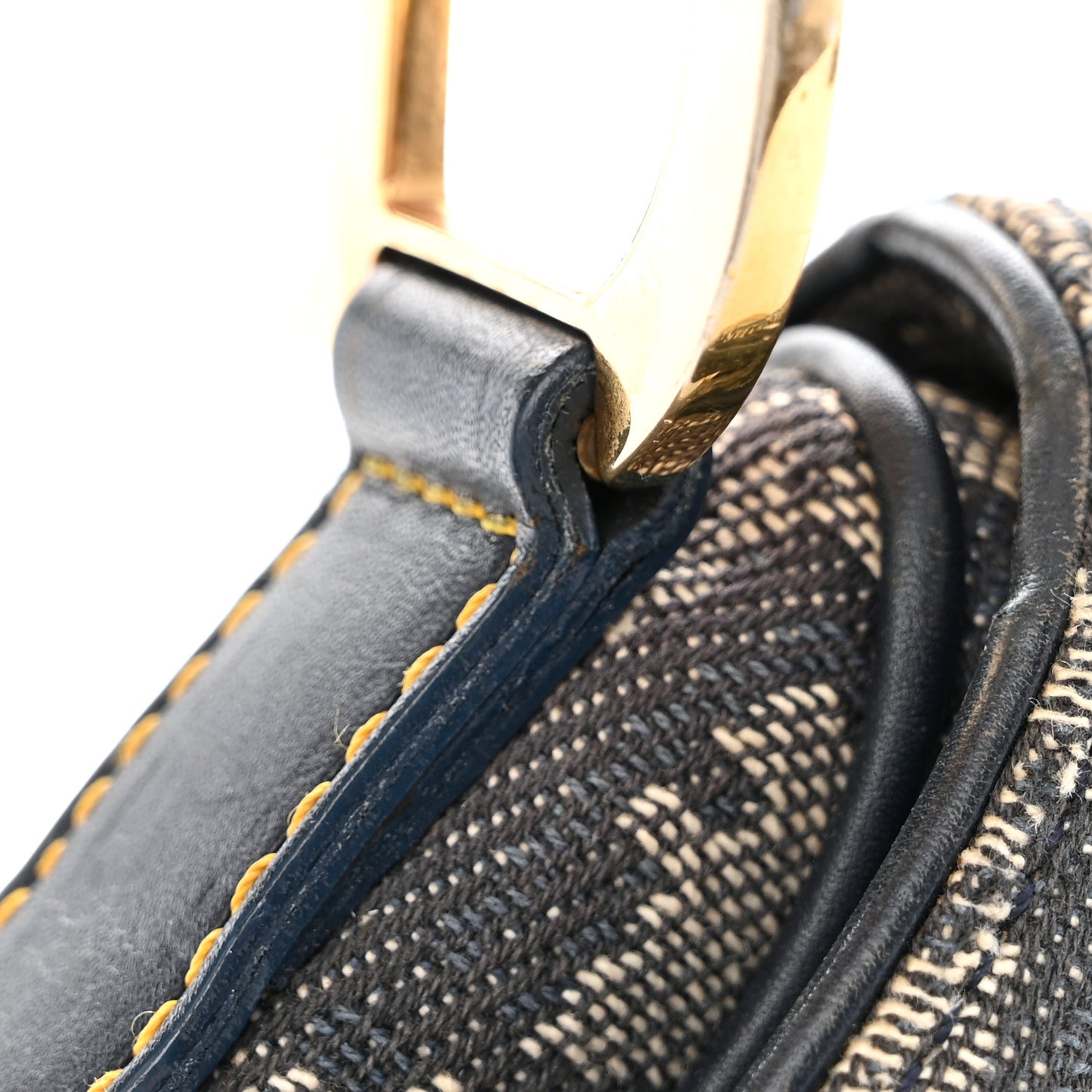 Monogram Saddle Bag Blue