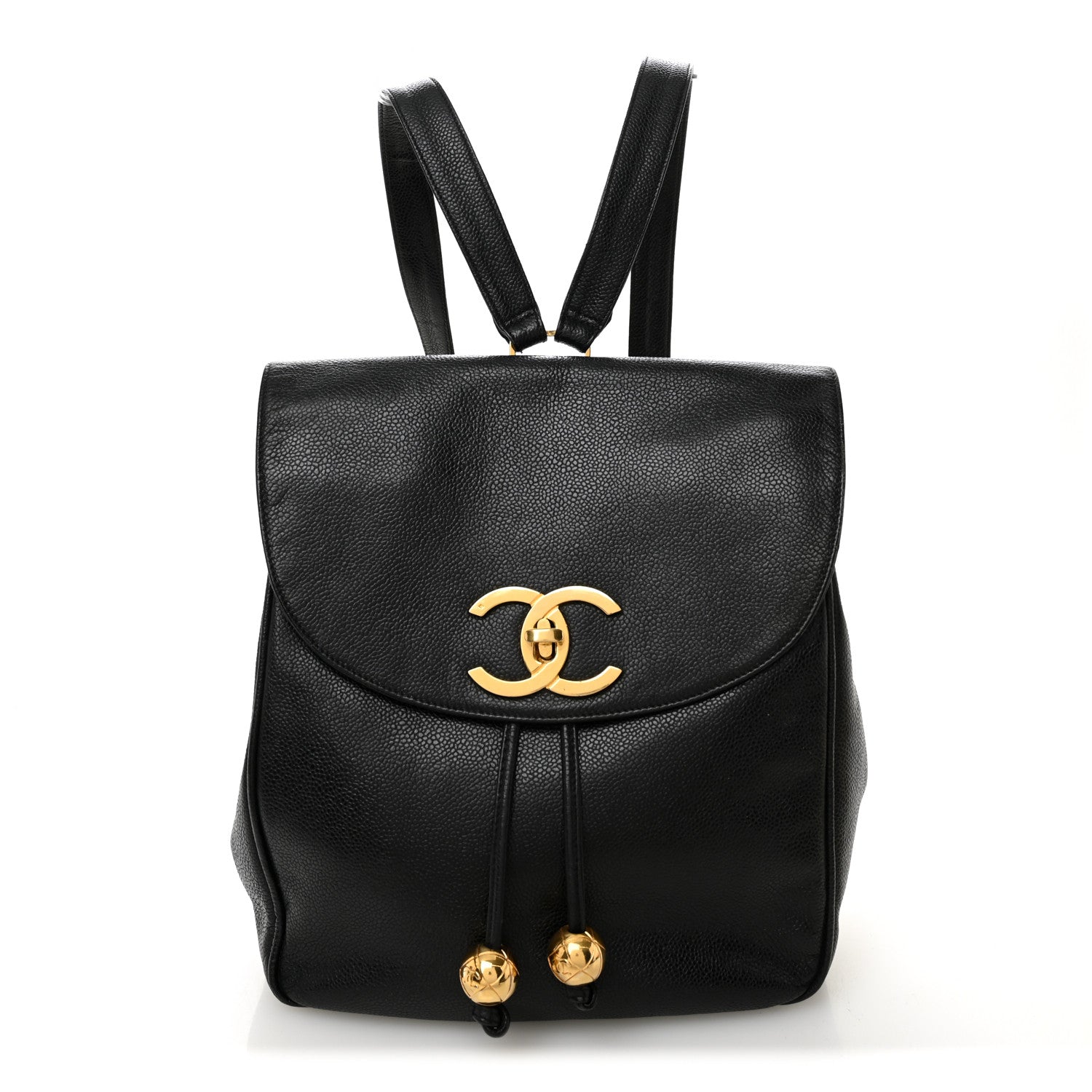 Chanel Caviar CC Backpack Black 1 of 10