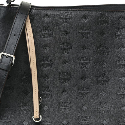 MCM Calfskin Ottomar Medium Klara Hobo Black 7 of 16