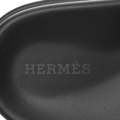 Hermes Suede Goatskin Womens Chypre Sandals 38.5 Naturel 8 of 9