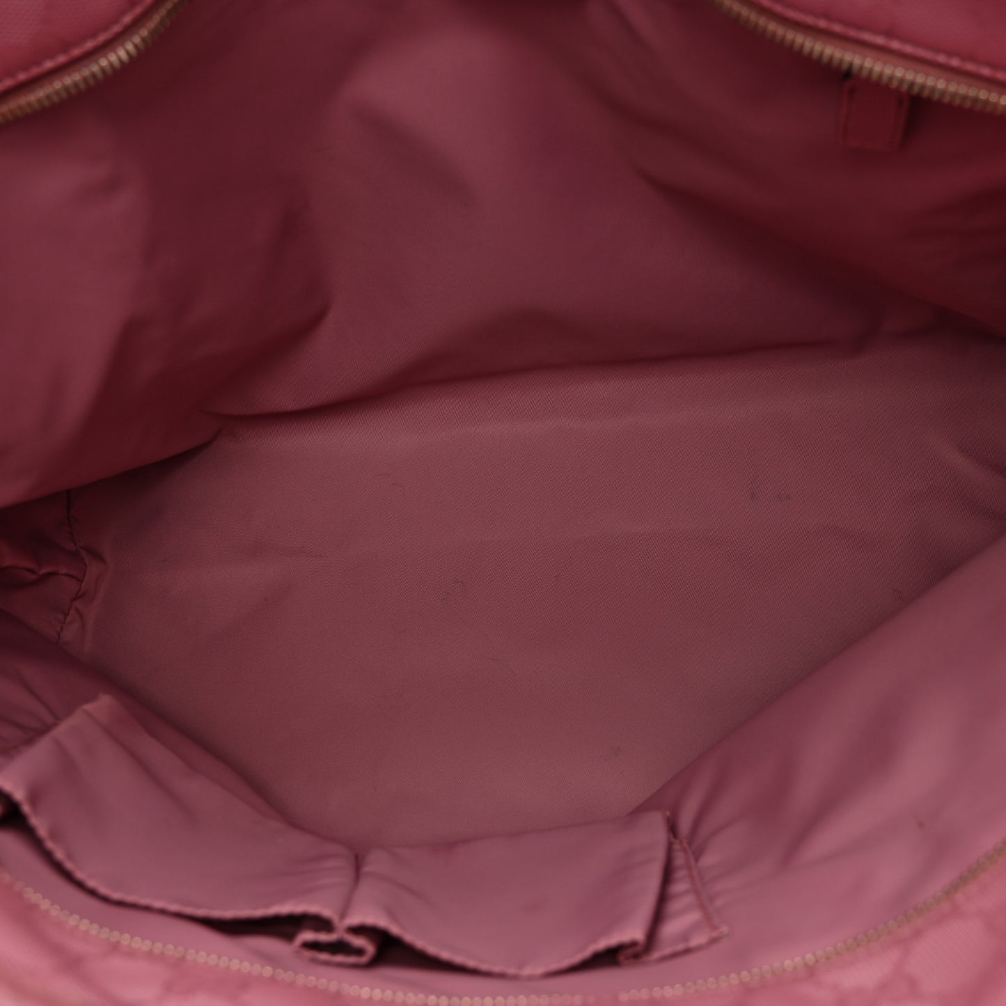 Imprime Monogram Medium Zippered Shopping Tote Pink