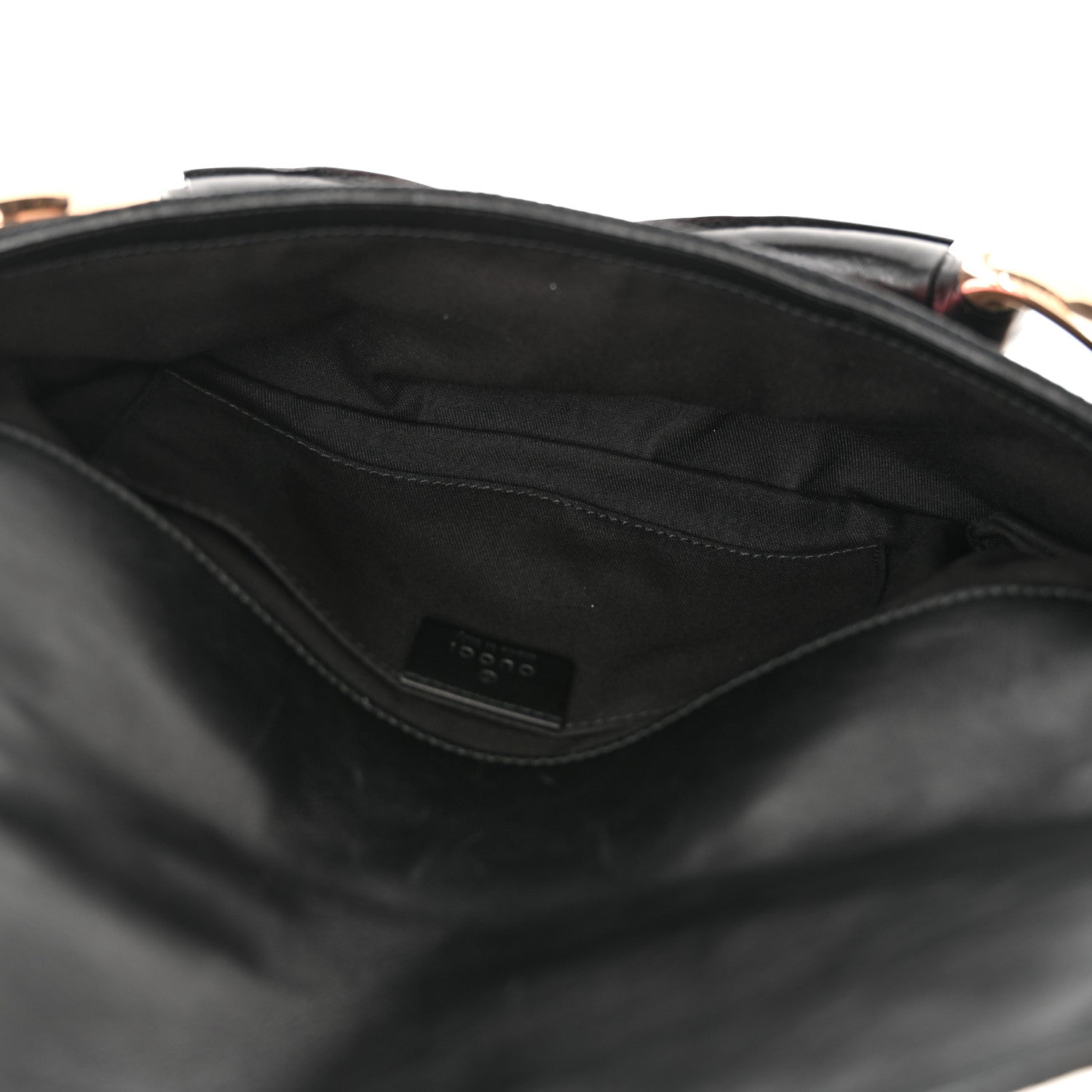 Gucci Monogram Horsebit Web Clutch Black 5 of 13