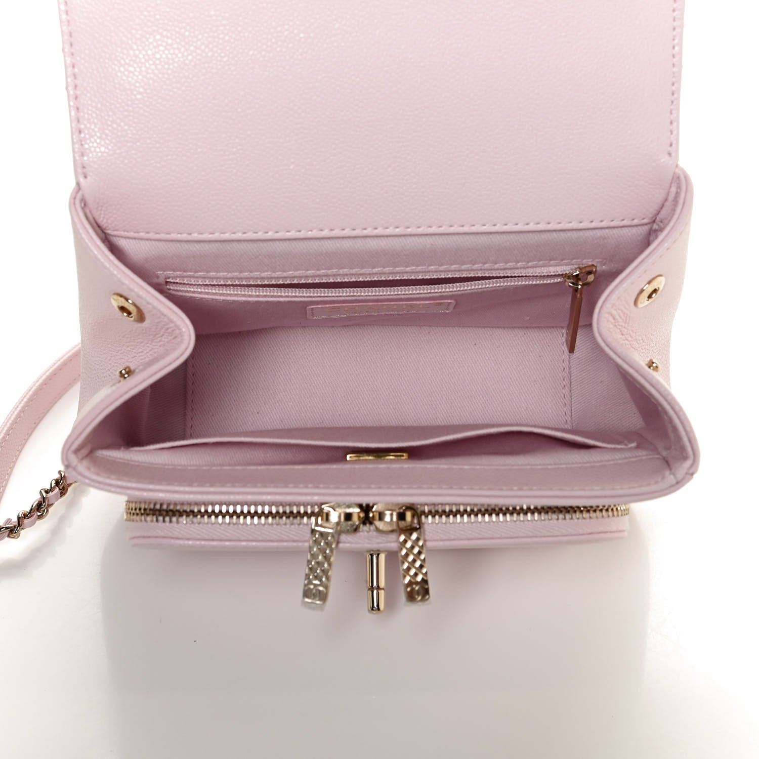 Chanel Caviar Quilted Small Business Affinity Flap Light Pink 5 of 11