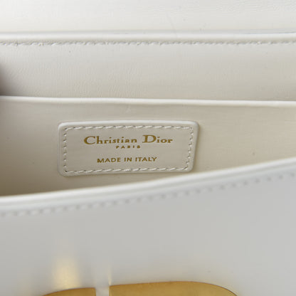 Christian Dior Smooth Calfskin 30 Montaigne Box Bag White 7 of 9