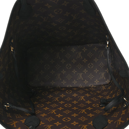Louis Vuitton Monogram Calfskin Neo Neverfull Inside Out MM Black 11 of 20