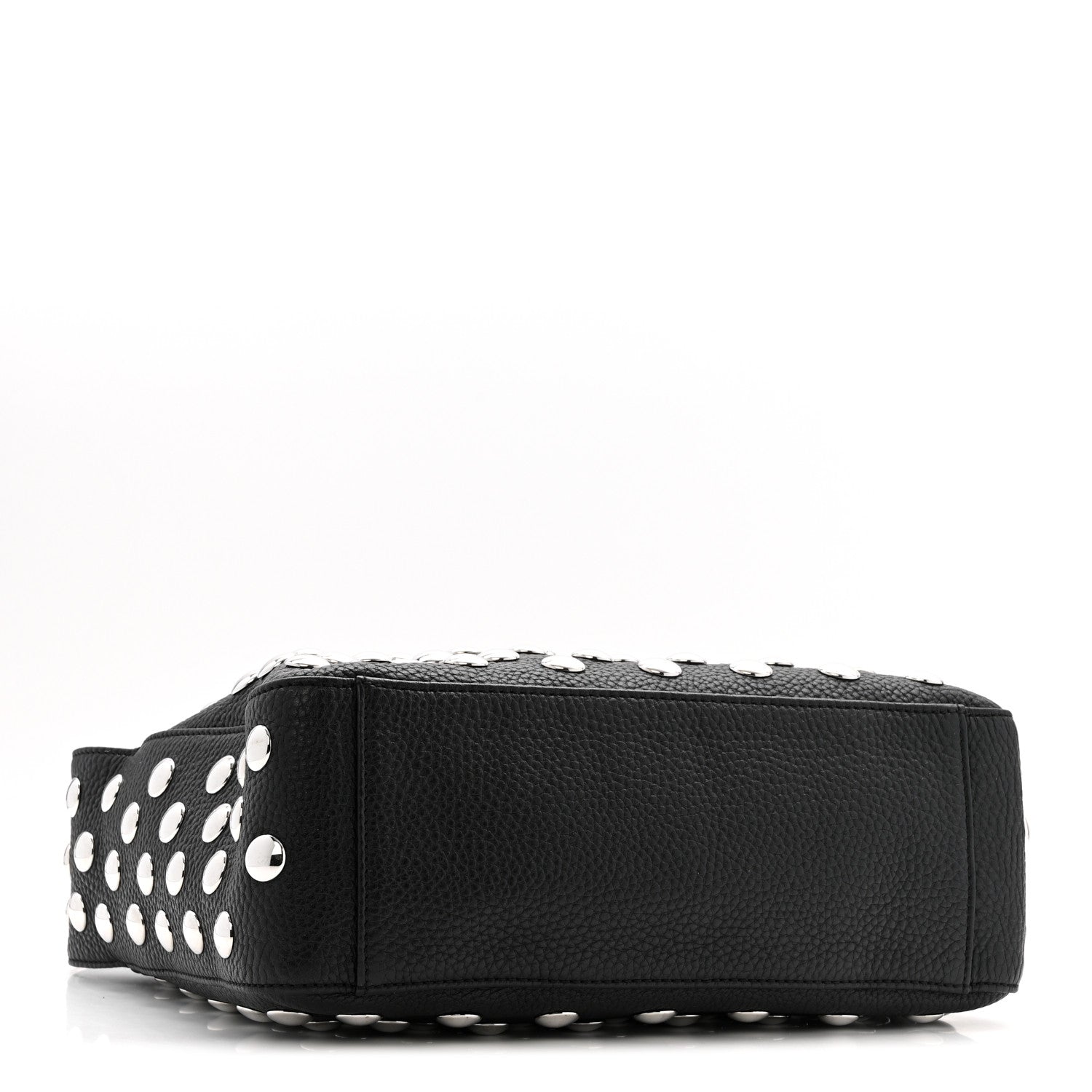 Khaite Pebbled Sport Calfskin Studded Elena Black 3 of 10