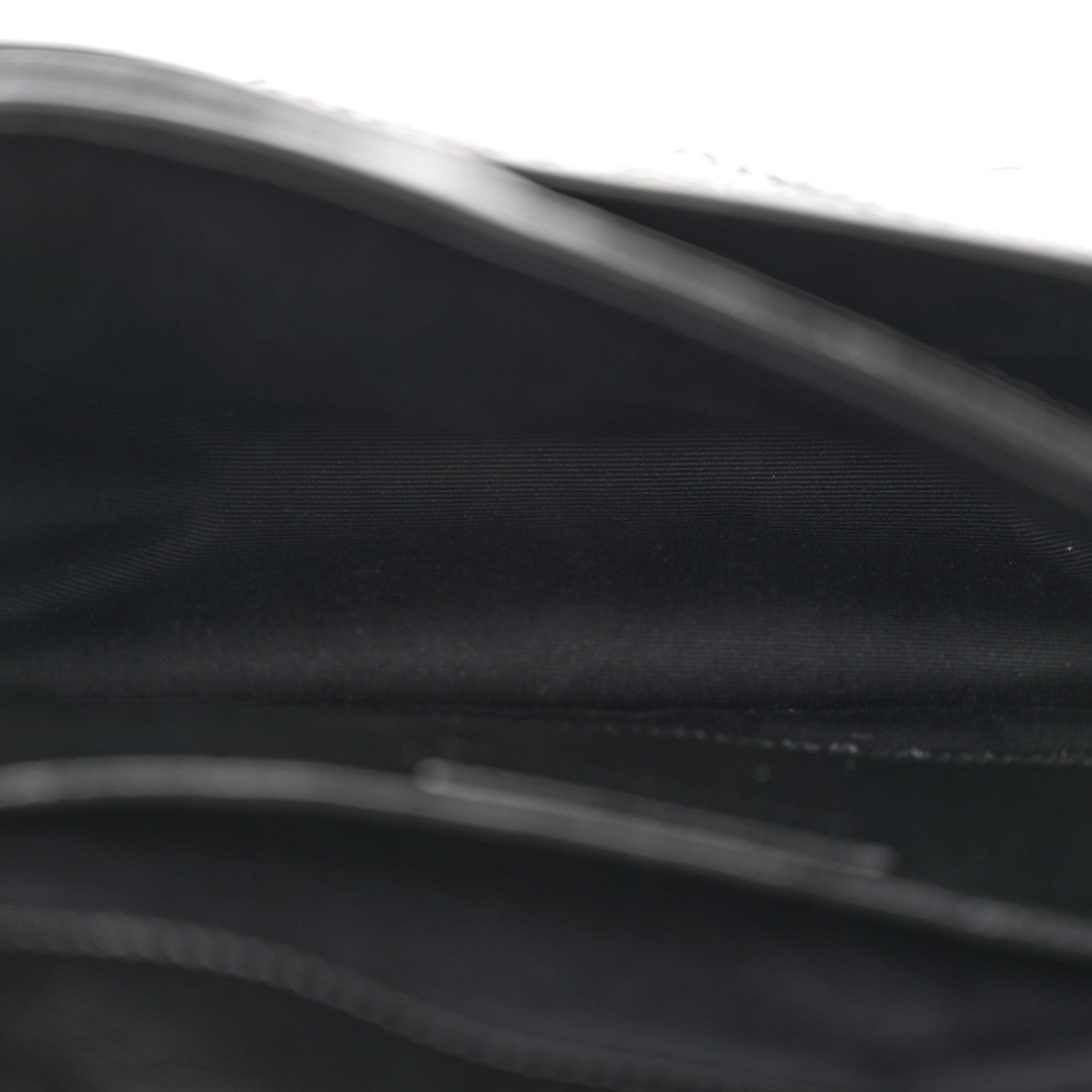 Saint Laurent Crinkled Calfskin Matelasse Monogram Baby Niki Chain Satchel Black 5 of 15