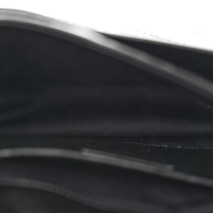 Saint Laurent Crinkled Calfskin Matelasse Monogram Baby Niki Chain Satchel Black 5 of 15