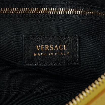 Versace Saffiano Palazzo Wristlet Pouch Yellow 6 of 9