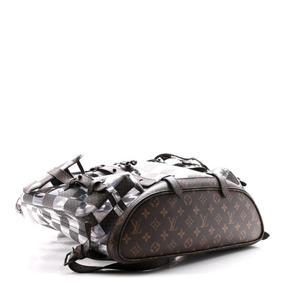 Louis Vuitton PVC Monogram Chess Christopher GM 4 of 9