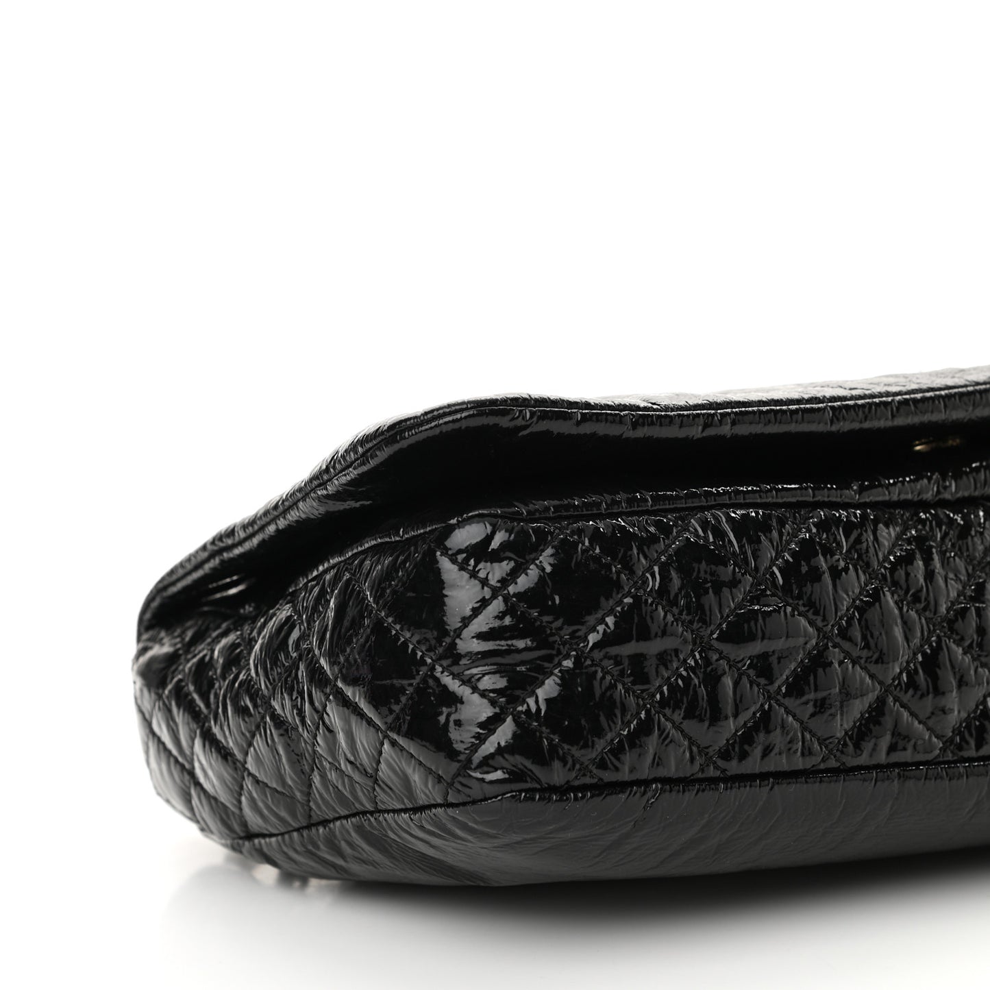 Vinyl Medium Rock and Chain Flap Black