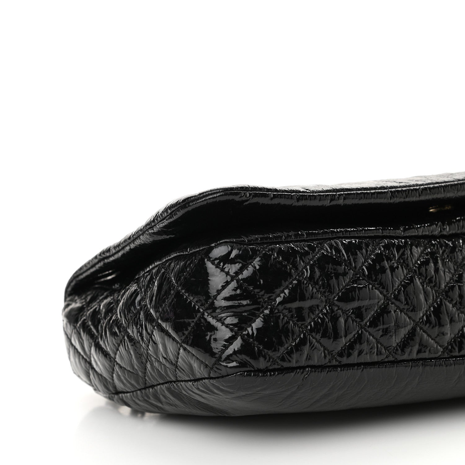 Chanel Vinyl Medium Rock and Chain Flap Black 9 of 10