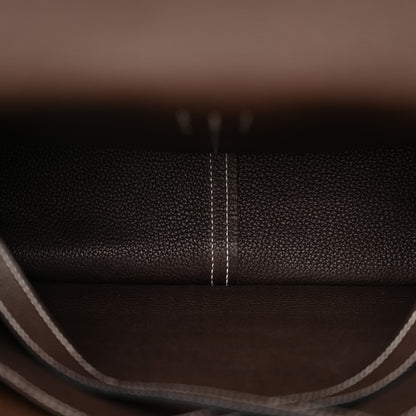 Hermes Barenia Faubourg Halzan 31 Ebene Cacao 5 of 10
