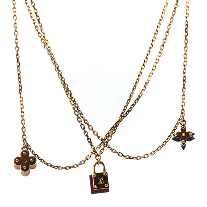 Louis Vuitton Sweet Charms Tiered Necklace Gold 1 of 4