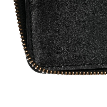 Gucci Calfskin Matelasse GG Marmont Zip Around Organizer Wallet Black 6 of 10