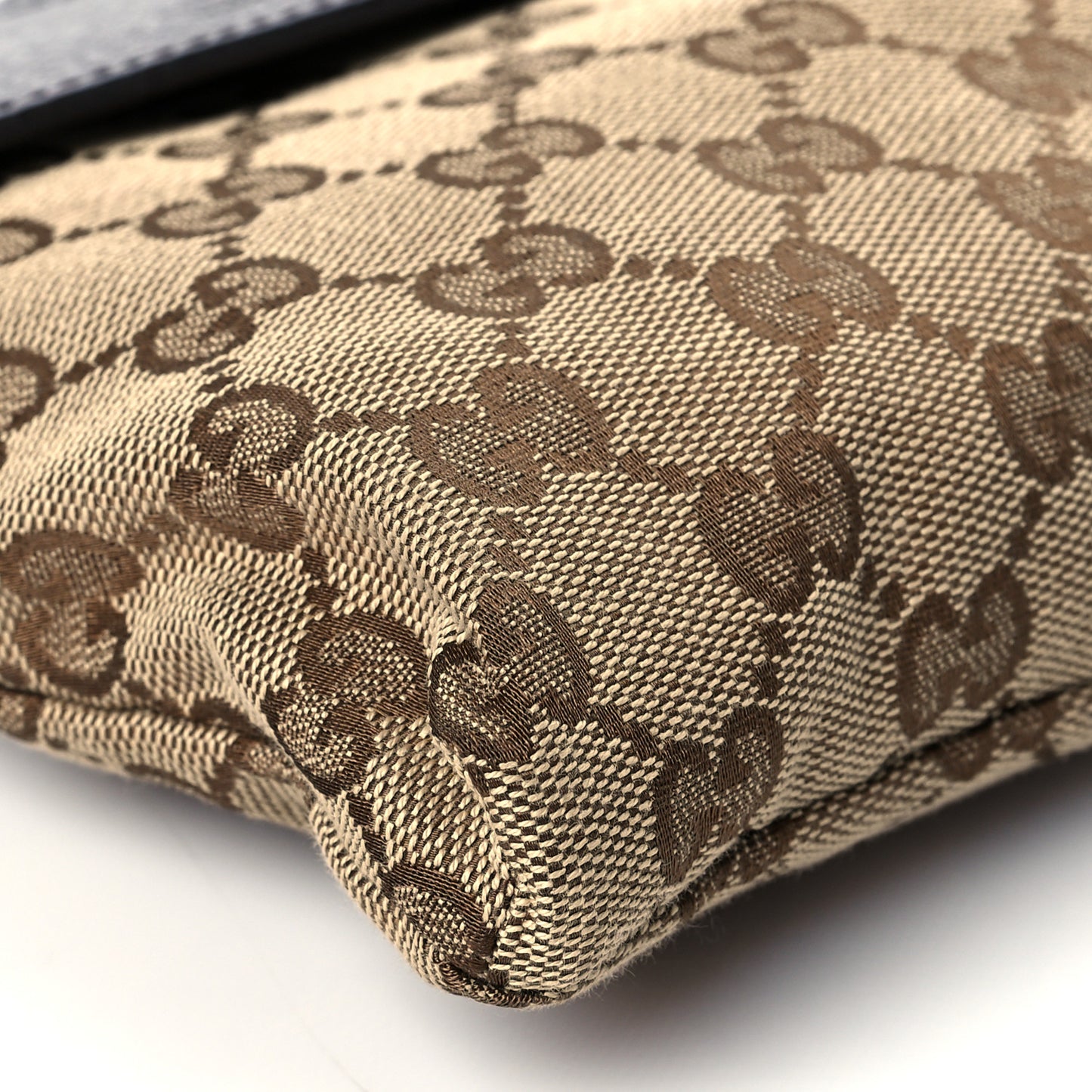 Monogram Web Belt Bag Dark Brown