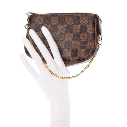 Louis Vuitton Damier Ebene Mini Pochette Accessories 2 of 10