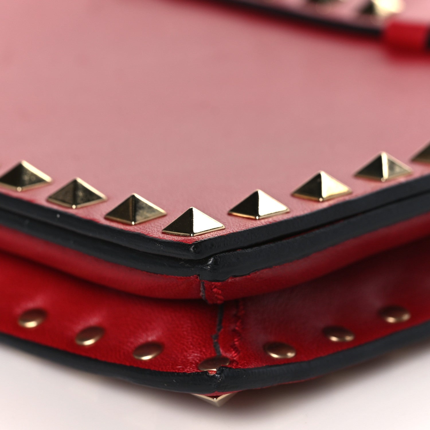 Valentino Garavani Nappa Rockstud Wristlet Clutch Rosso Valentino 9 of 9