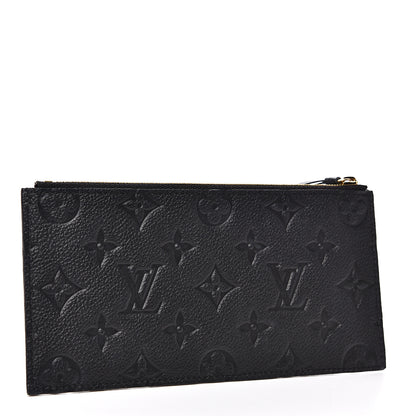 Louis Vuitton Empreinte Felicie Chain Wallet Zippered Insert Black 2 of 5