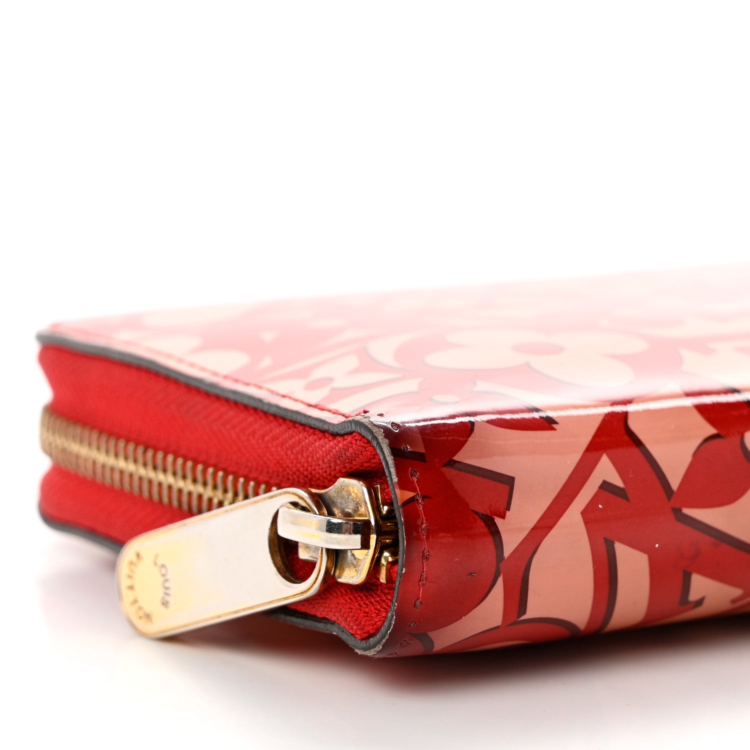Louis Vuitton Patent Sweet Monogram Zippy Wallet Pomme D'Amour 8 of 13